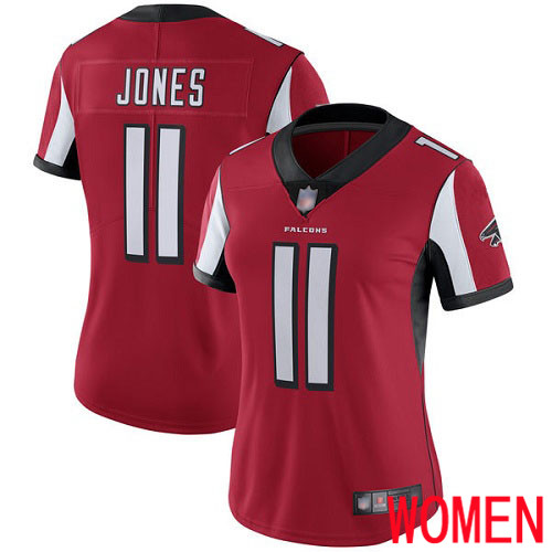 Atlanta Falcons Limited Red Women Julio Jones Home Jersey NFL Football 11 Vapor Untouchable